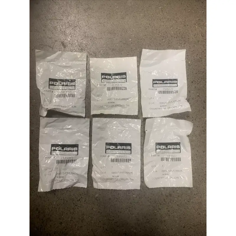 OEM Polaris SCREW SPORTSMAN EURO STORM RZR 570 800 900 GENERAL RANGER SET OF 6