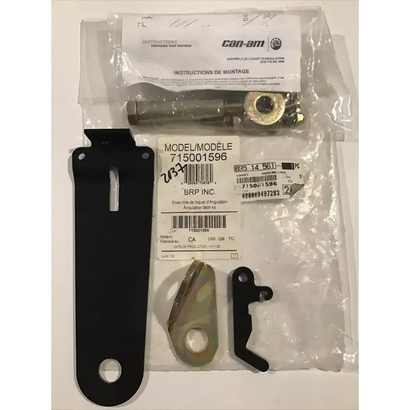 Can-Am BRP OEM SS ANGULATION LATCH KIT Push Frame Plow SUPER DUTY ANGLING LOCK