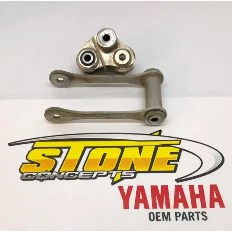 OEM Yamaha 09-24 YFZ450R YFZ450X Rear Shock Linkage Triangle Knuckle W/ Bearings