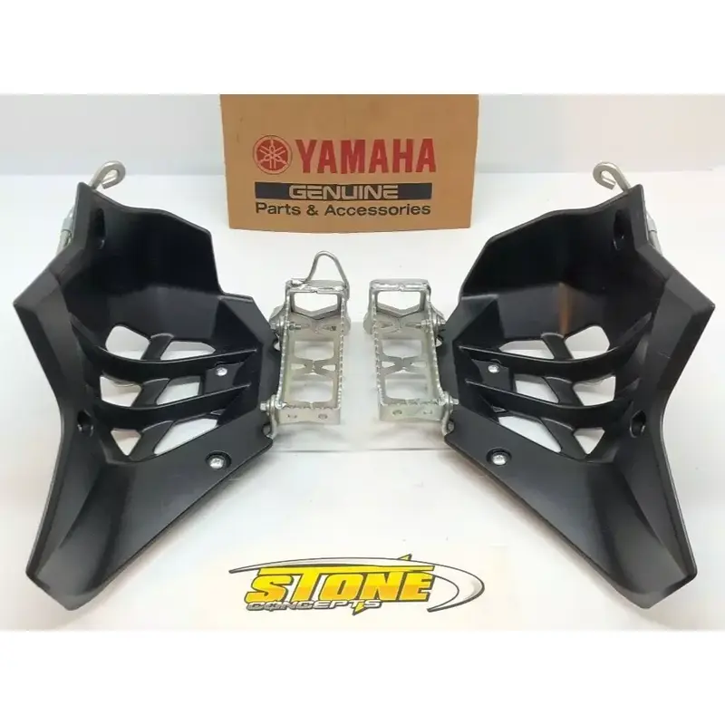 YAMAHA YFZ450R NEW NTO FOOT PEGS HEEL/FOOT GUARDS 2014-2025-2016 14-15-16 20 25