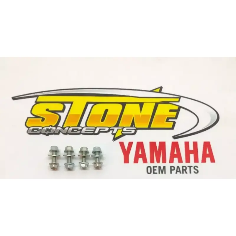 Yamaha YFZ450R YFZ450X Foot Peg Heel Guard Bolt Set 2009-2024 OEM 09-24 YFZ 450R