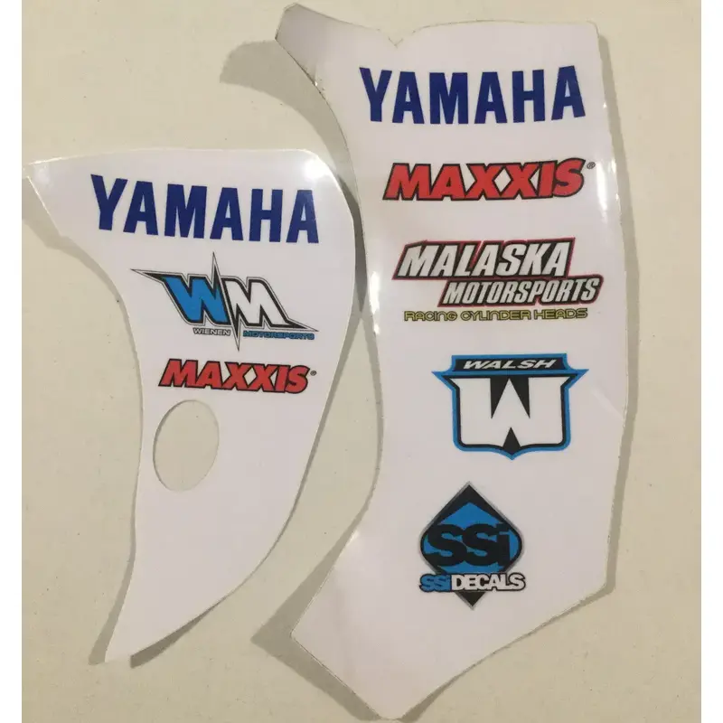 NEW! YAMAHA RACING MOTOCROSS GRAPHICS KITS LH RADIATOR SHROUDS FITS ATV YFZ450R