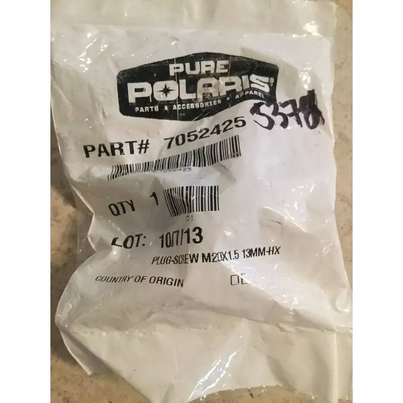 OEM POLARIS PLUG SCREW M20X1.5 13MM-HX OUTLAW 450 525 2007 2008 2009 2010 2011
