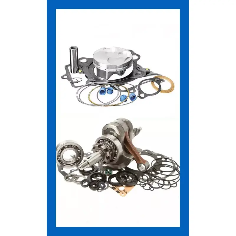 16-18 Yamaha Wolverine Grizzly Kodiak 700 Rebuild Kit- Crankshaft Piston Gaskets