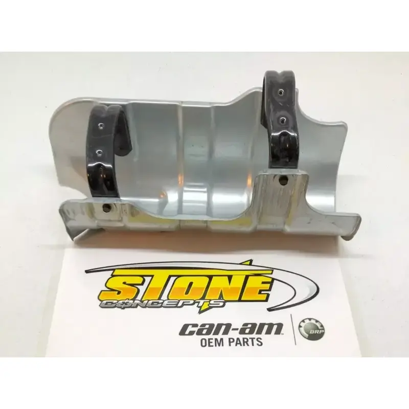 New OEM Can-Am Maverick X3 Muffler Silencer Exhaust Pipe Lateral Heat Shield 17 