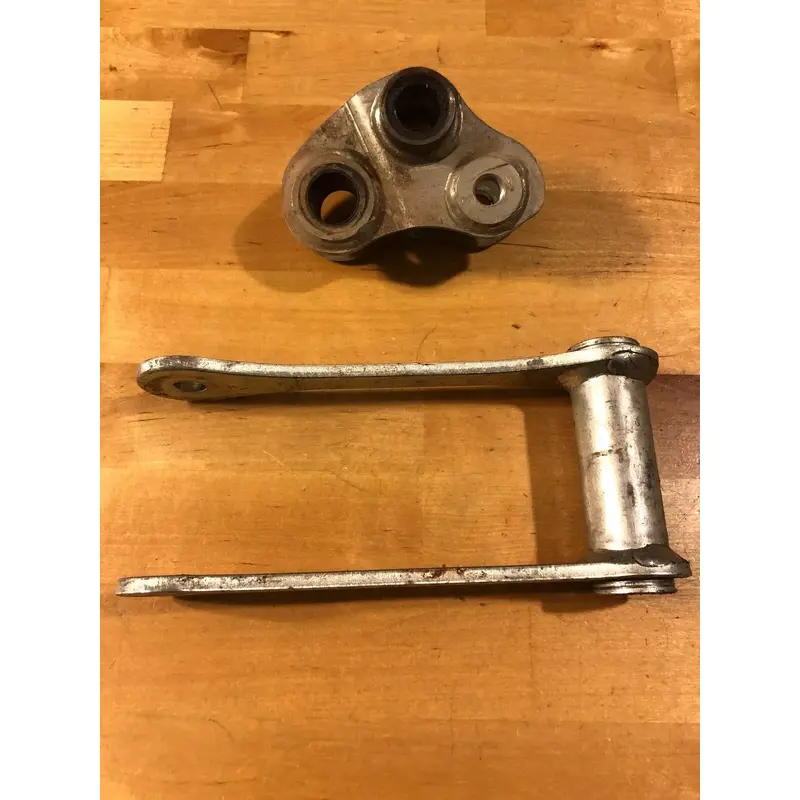 OEM Yamaha 09-24 YFZ450R YFZ450X Rear Shock Linkage Triangle Knuckle W/ Bearings