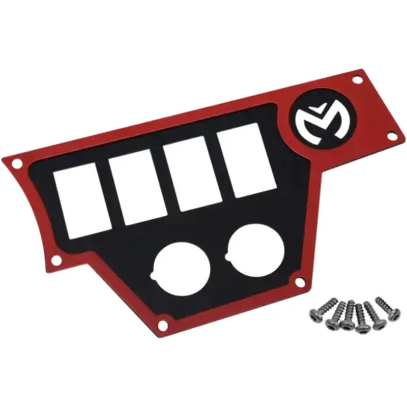 NEW MOOSE RACING 0521-1708 Dash Plates Red Polaris RZR 900 2015 19
