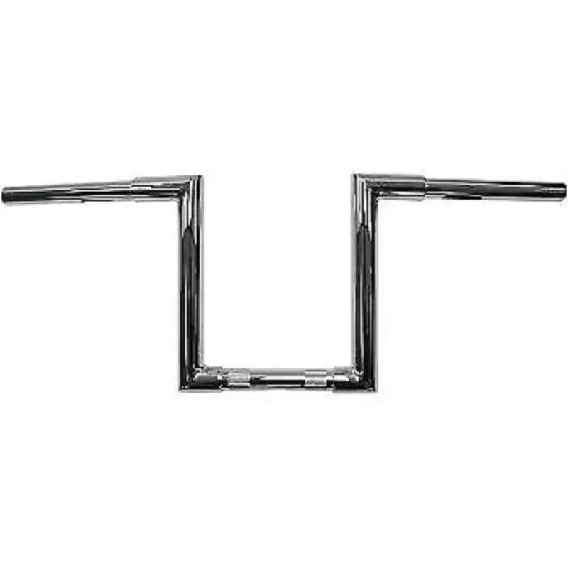 LA CHOPPERS LA-7307-10 Chrome 1-1/4" 10" Narrow Z Old School Handlebars