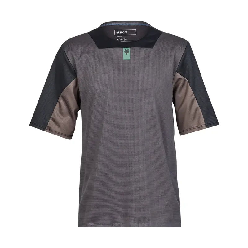 FOX YOUTH DEFEND SS JERSEY [GRAPHITE]