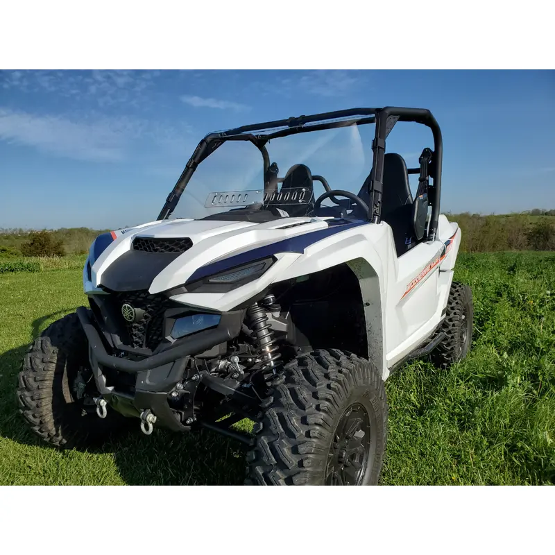 Yamaha Wolverine RMAX 1000 - 1 pc Windshield w/Hard Coat, Clamp and Vent Options
