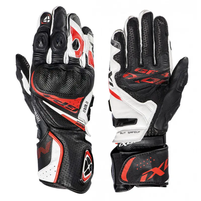 Ixon GP4 AIR Glove Blk/Wht/Red - Sport Leather