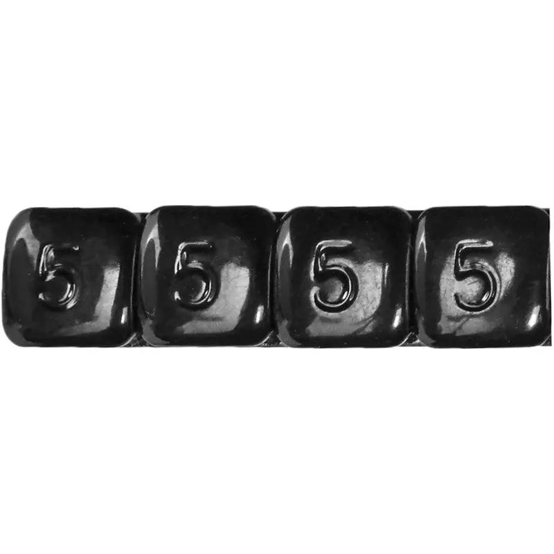 K&L WHEEL WEIGHTS 5 GRAM BLACK 360 PIECE/BOX 32-3493