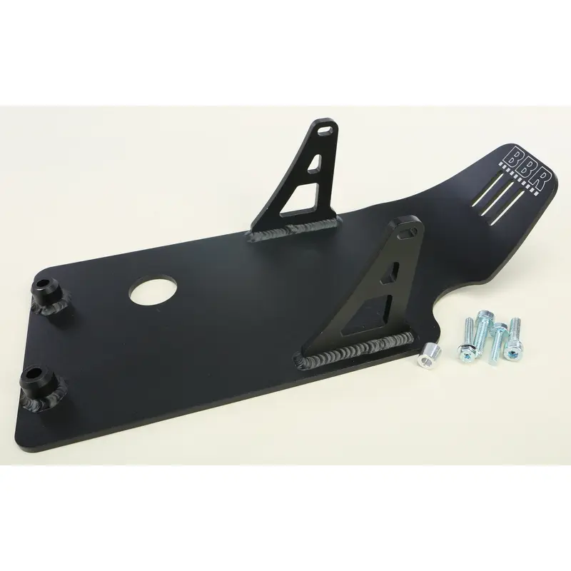 BBR SKID PLATE BLACK 320-KLX-1111