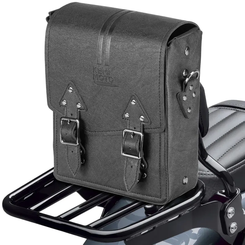 Motorcycle Sissy Bar Bag Tool Bag 5L for Sportster Softail Dyna Touring