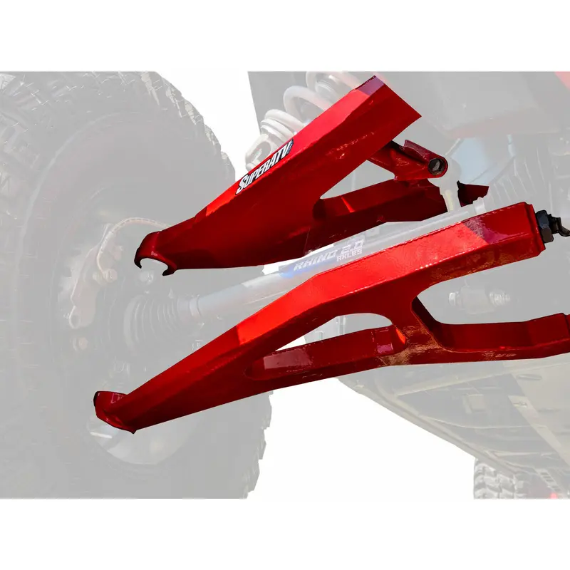SuperATV High Clearance Boxed A-Arms for Polaris RZR XP 1000 (2014-23) - Red