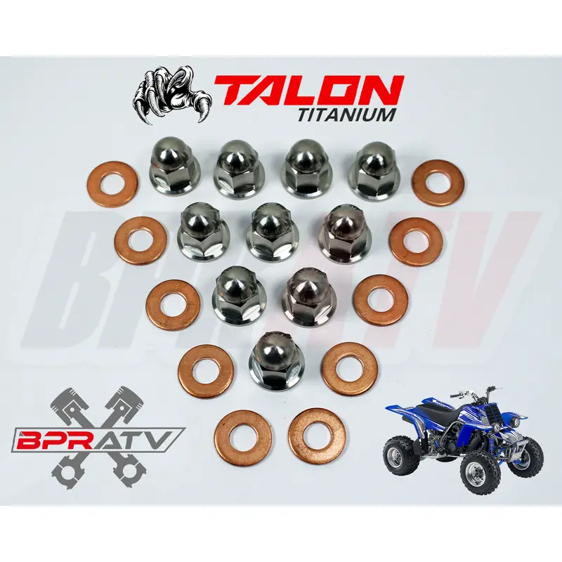 NEW BPRATV Talon Titanium Acorn Head Nuts & Washers Yamaha Banshee 350 Cool Head