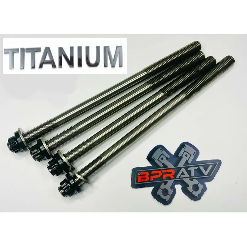 Raptor Rhino Grizzly 700 Titanium Cylinder Studs Strongest Best Ti Case Stud Kit