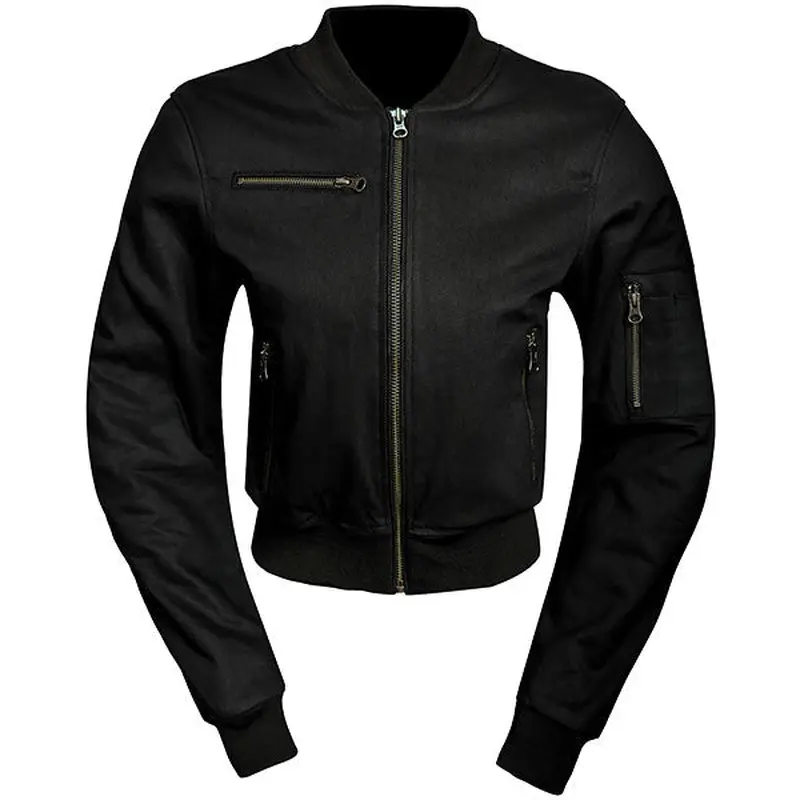 Manteau de Moto Cruz Waxed Femme