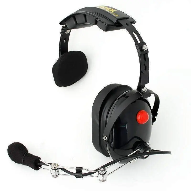 Rugged Radios H15 Single Side Headset for 2-Way Radios - Black H15-BLK
