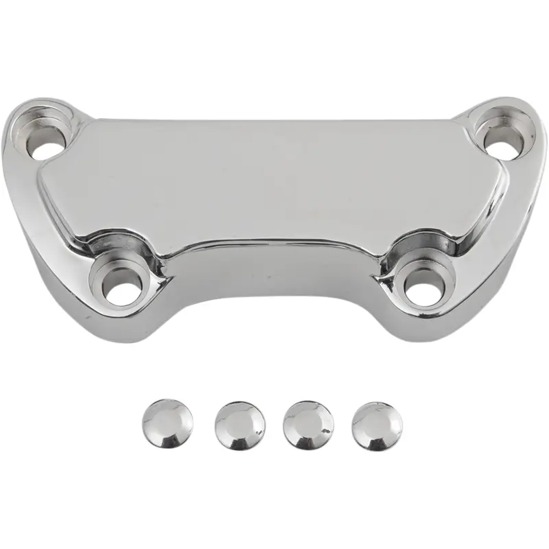 DRAG SPECIALTIES Handlebar Clamp - Scalloped 03-0107SPC