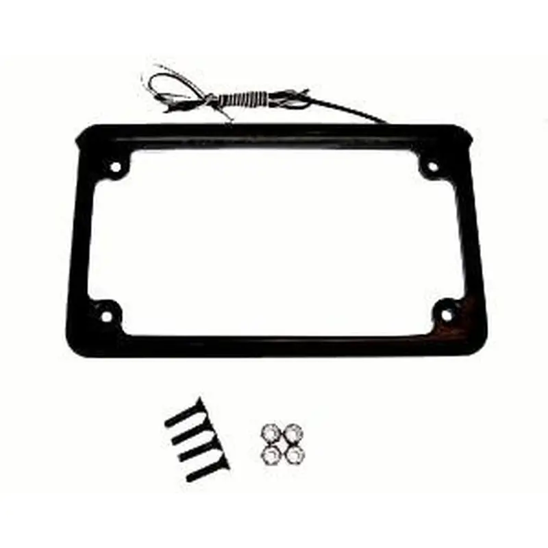 XTC 6" 6 LED License plate Frame - Black