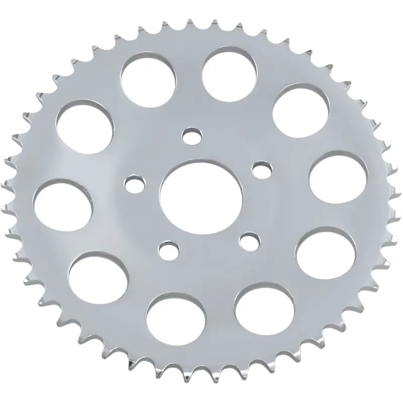 DRAG SPECIALTIES Rear Sprocket - Chrome - Dished - 46 Tooth 19430P