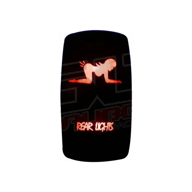 "Rear Lights" Waterproof Rocker Switch