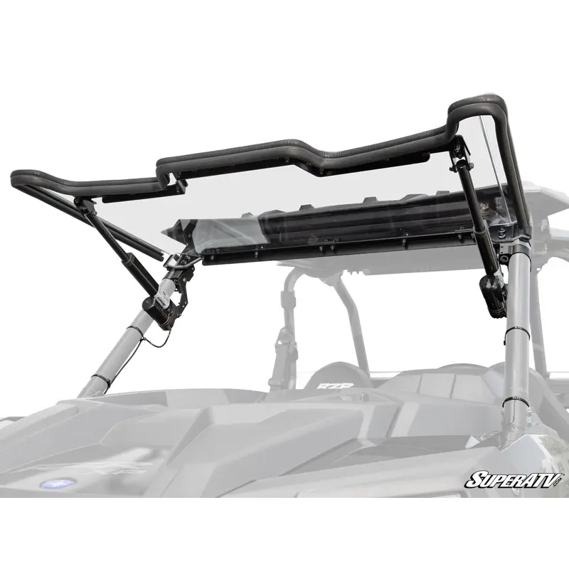 SuperATV Polaris RZR XP Turbo MaxDrive Power Flip Windshield