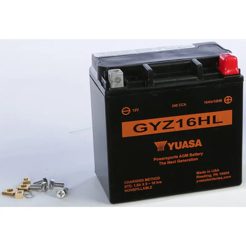 YUASA BATTERY GYZ16HL SEALED FACTORY ACTIVATED YUAM716GHL