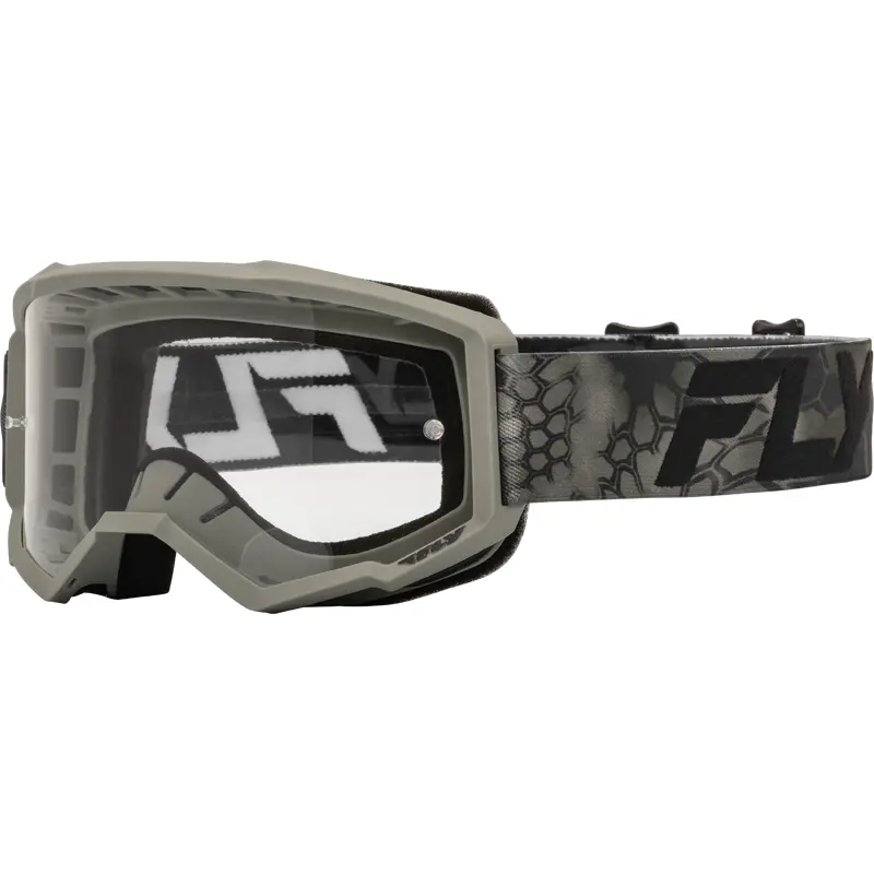 Youth Focus Se Kryptek Goggle Moss Grey/Black W/ Clear Lens