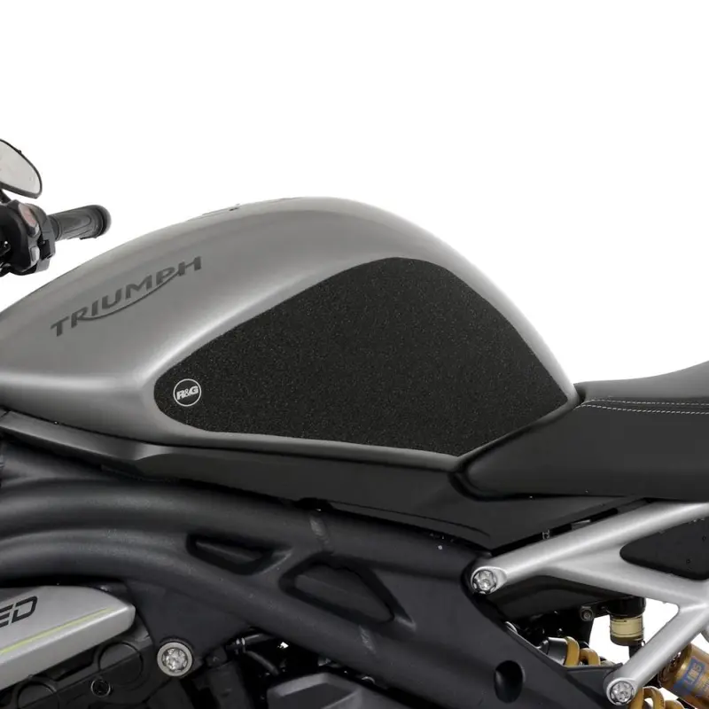R&G Racing Black Tank Traction Grips For 2021-2024 Triumph Speed Triple 1200 RS