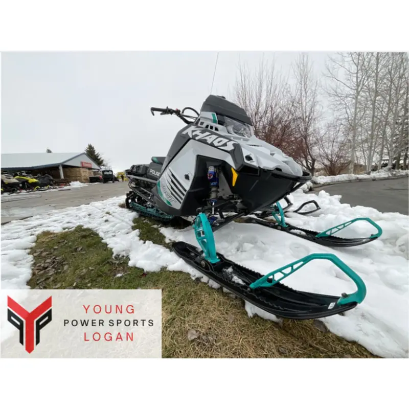 New 2025 Polaris Boost RMK KHAOS 155 Premium Ghost White Metallic