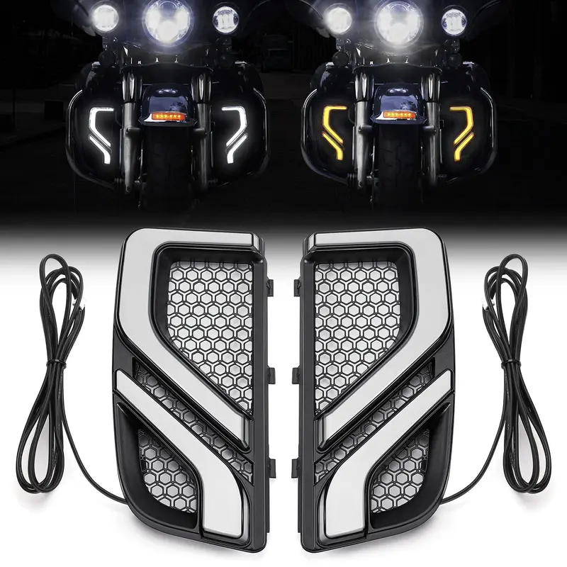 LED Turn Signal Running Light for Touring Electra Glide Ultra Limited Road Glide