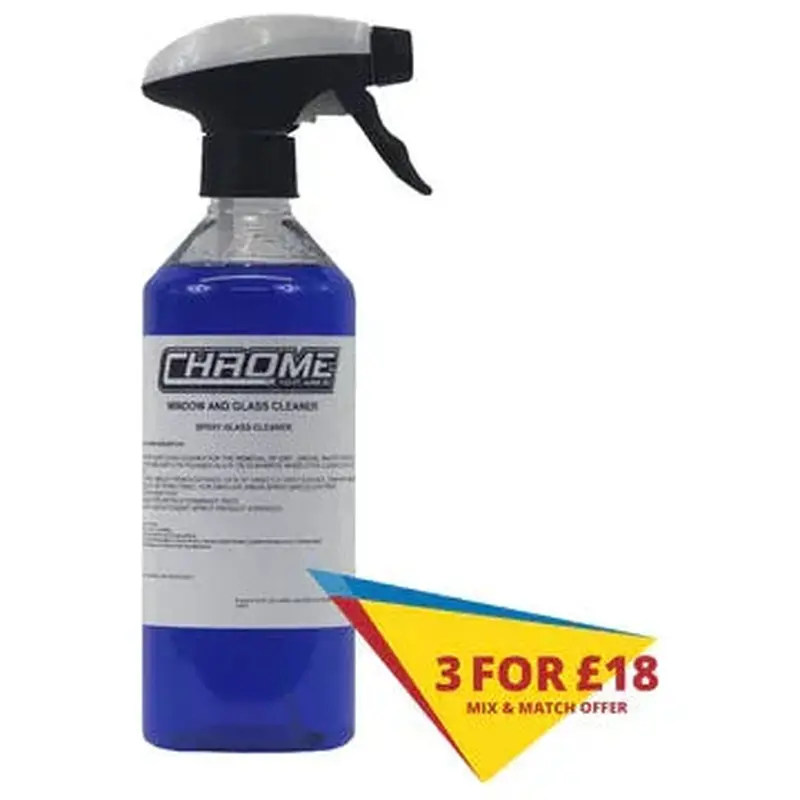 Chrome Window Cleaner  Streak-Free Glass & Window Cleaning Solution