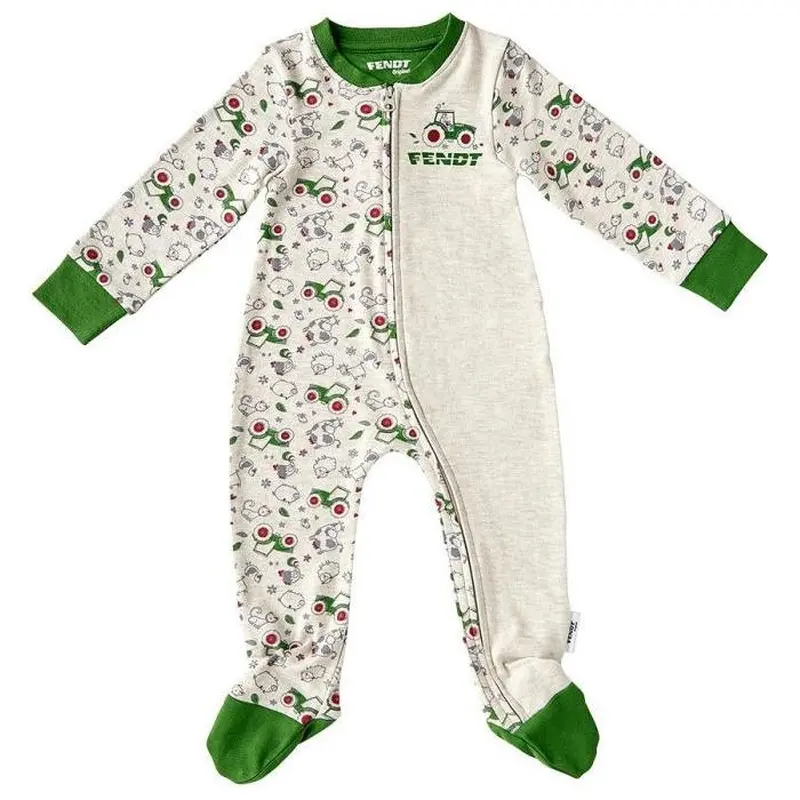 Fendt Baby Pyjamas  100% Organic Cotton with Tractor Print | X99102008C