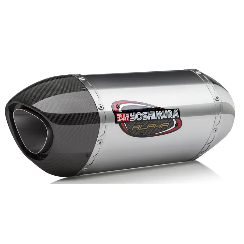 YOSHIMURA EXHAUST SIGNATURE ALPHA SLIP-ON SS-SS-CF 11100EM520