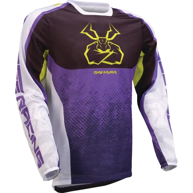 MOOSE OFFROAD Sahara Jersey - Purple/Hi-Viz - XS 2910-8345