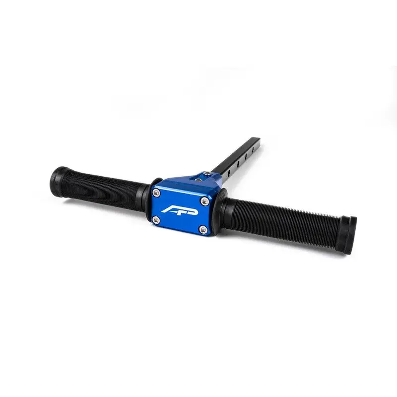 Passenger Grab Bar with Lug Wrench Blue Polaris RZR