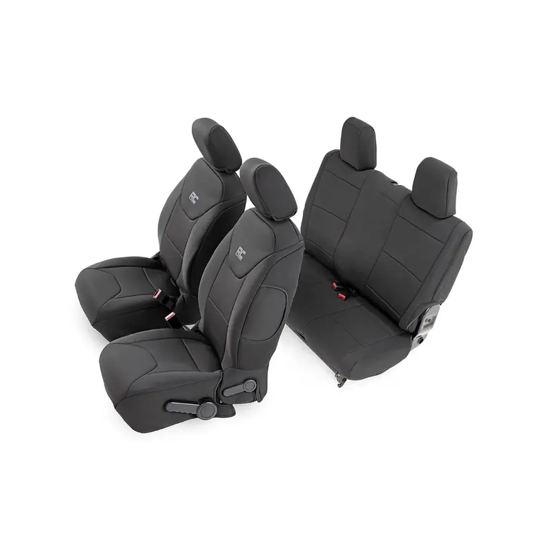 Seat Covers | Front and Rear | 2-Door | Jeep Wrangler JK 4WD (2013-2018) | 91007