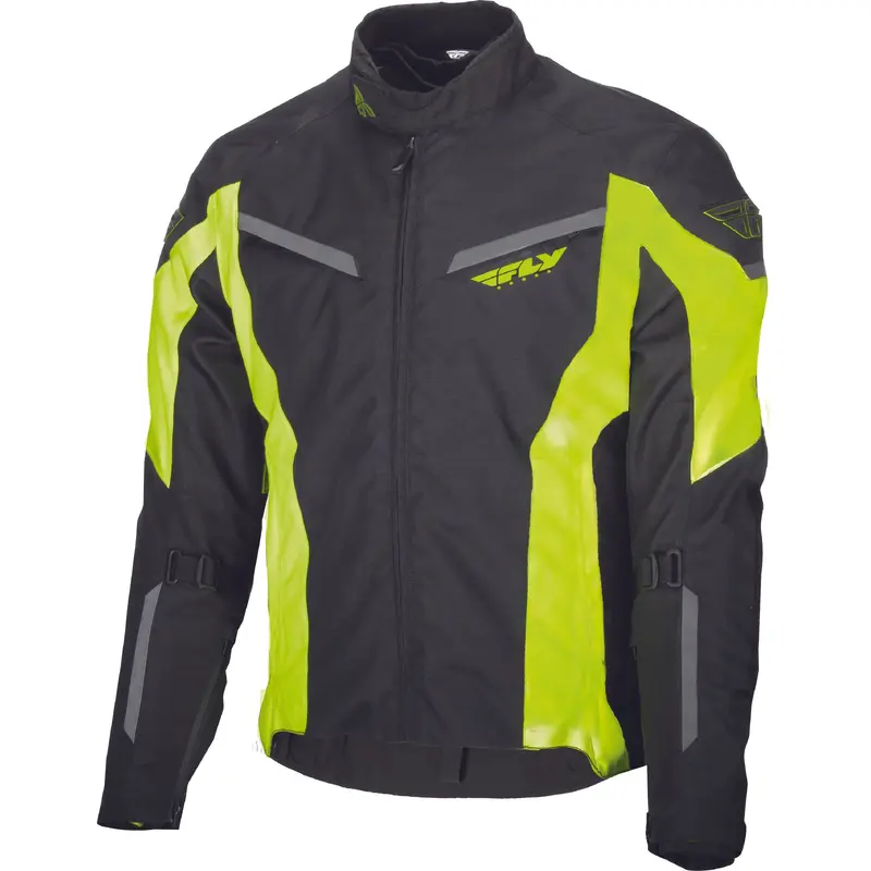 FLY RACING STRATA JACKET HI-VIS/BLACK 4X 477-2104-8