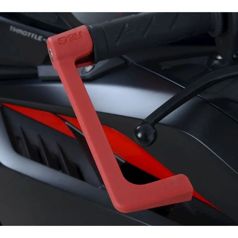 R&G Racing Red Moulded Lever Guard For 2001?2008 Honda Bros