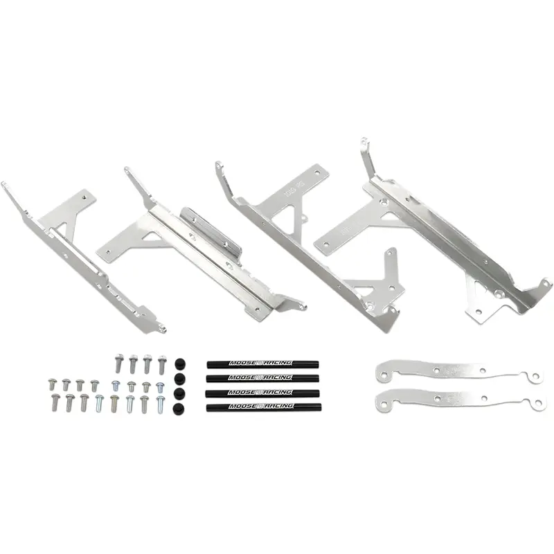 MOOSE RACING Radiator Braces - Silver - Gas Gas/Husqvarna/KTM 11-1019