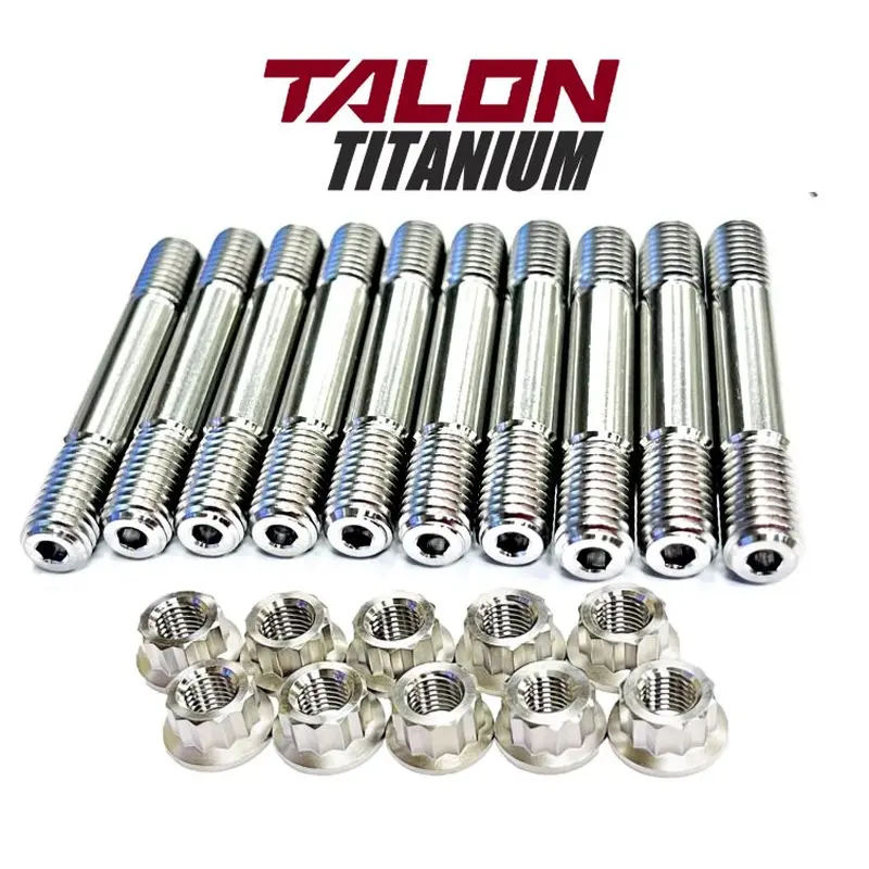 05-16 GSXR 1000 Cylinder Head Studs GSXR-1000 TITANIUM Stud Bolts Bolt Nut Kit
