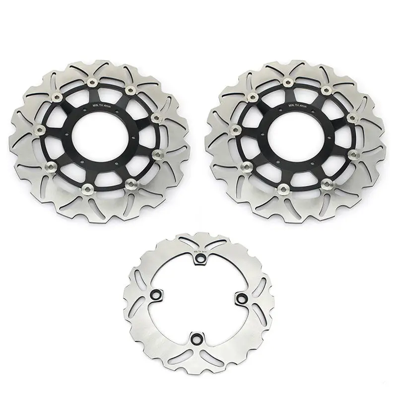 Front Rear Brake Disc Rotors for Honda CBR600F CBR600F4i 2001-2007