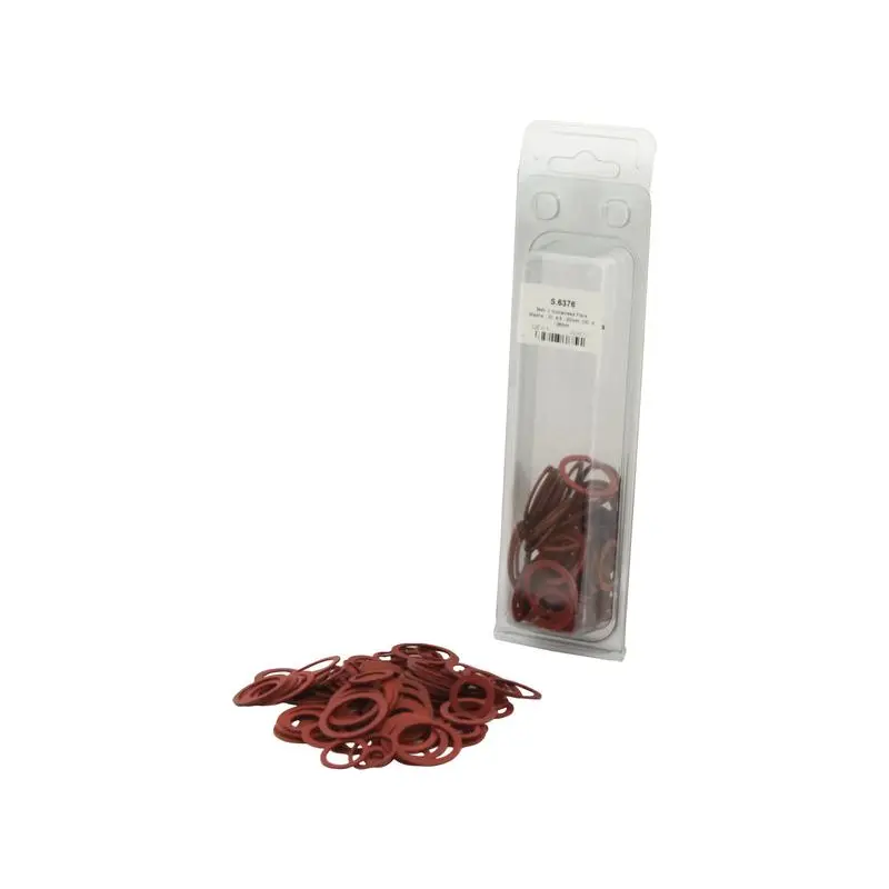 Fibre Washer Metric Assortment, ID: 4.5 - 22mm, OD: 8 - 28mm - Sparex Part No. S.6376