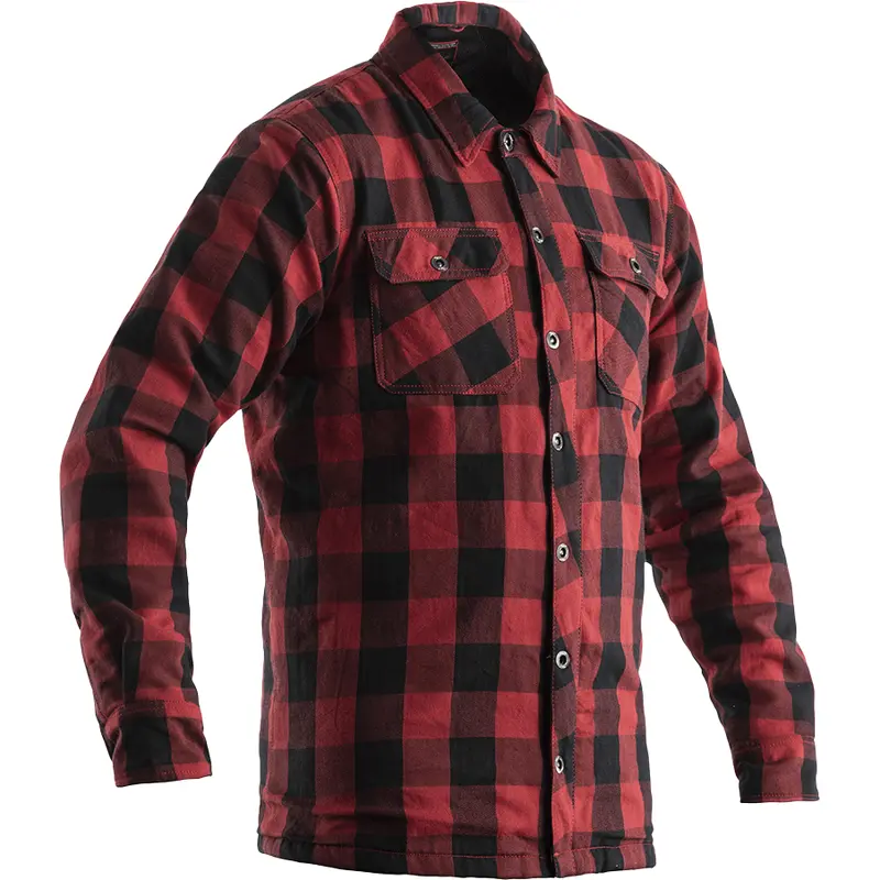 Kevlar Lumberjack Ce Shirt Red Check Textile Lg
