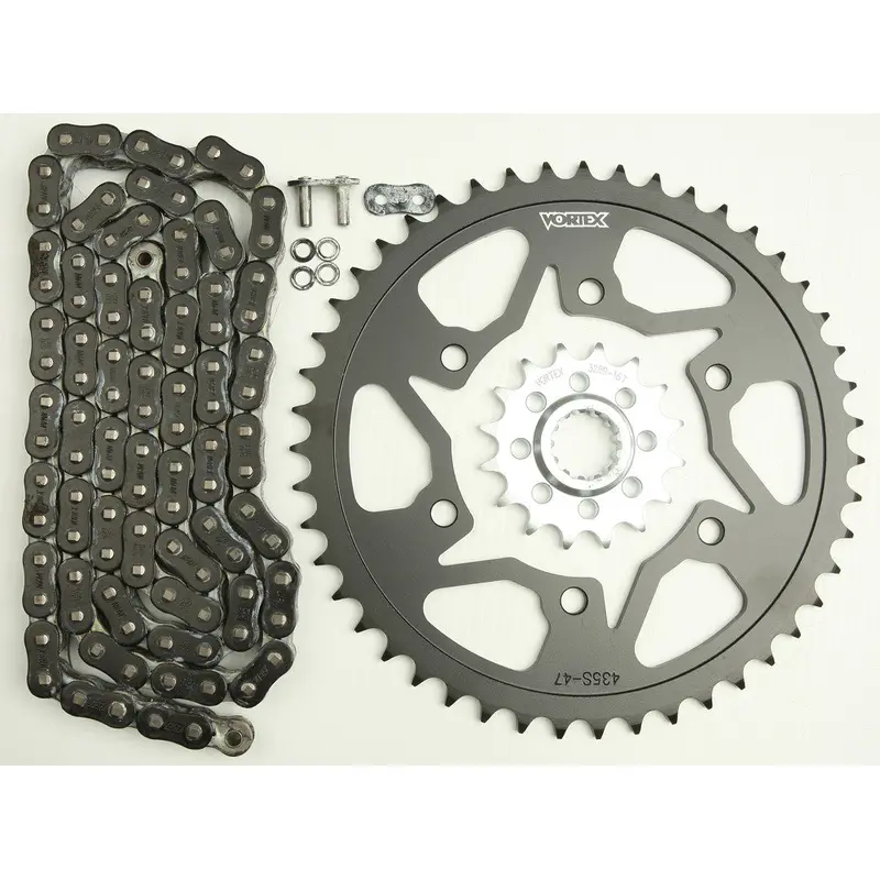 VORTEX SPROCKET/CHAIN KIT BLACK CK6362