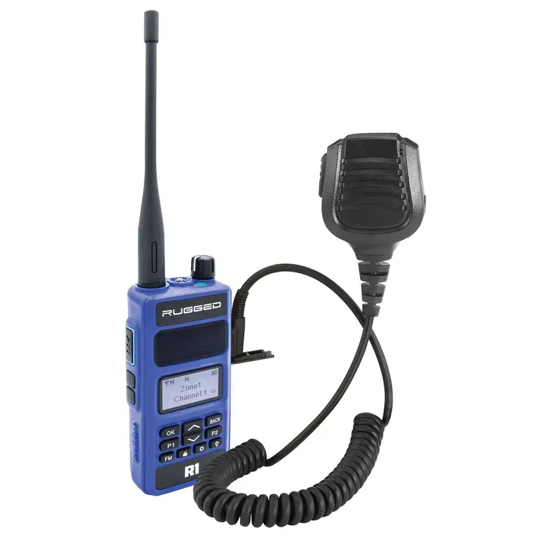 Rugged Radios Bundle - Rugged R1 Business Band Handheld Radio with Hand Mic R1-G
