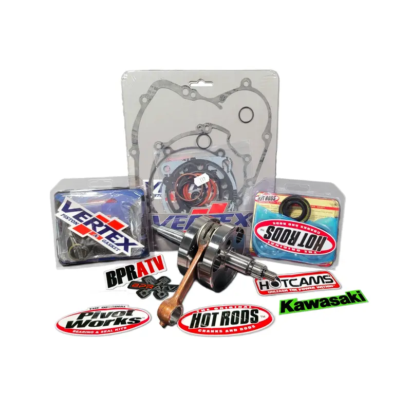 06-13 Kawasaki KX 100 Hot Rods Crank Bottom End Rebuild Kit Gaskets CBK0102 4066