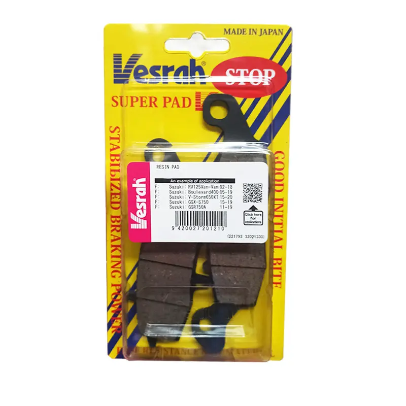 SD340 Ceramic Organic Brake Pads Vesrah VD340JL AX35135